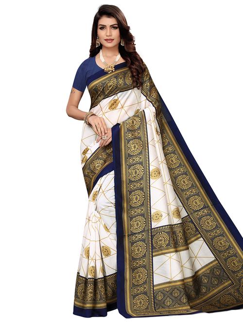 self design mysore silk saree with blouse - 16986261 - Very Small Image - 1
