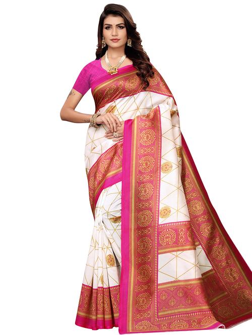 self design mysore silk saree with blouse - 16986263 - Very Small Image - 1
