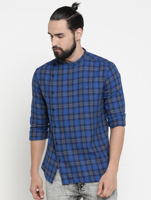 mens checks casual shirt - 16987959 - Very Small Image - 1