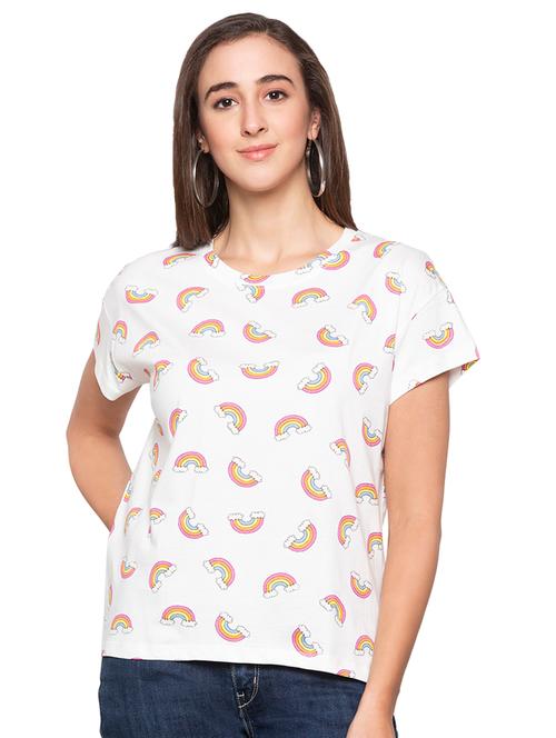 round neck quirky tee - 16990041 - Very Small Image - 1