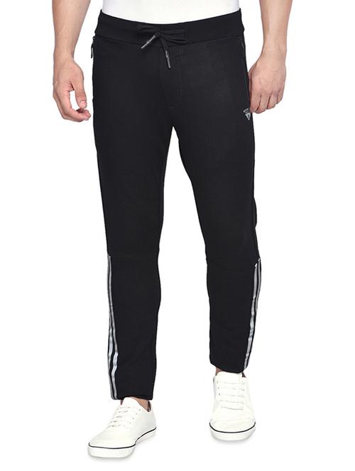 black side striped full length track pant - 16990903 - Very Small Image - 1