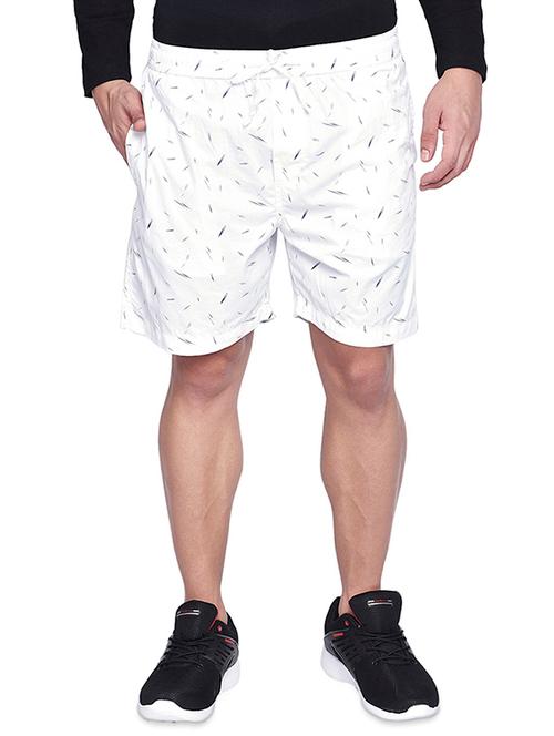 white printed shorts - 16990911 - Very Small Image - 1