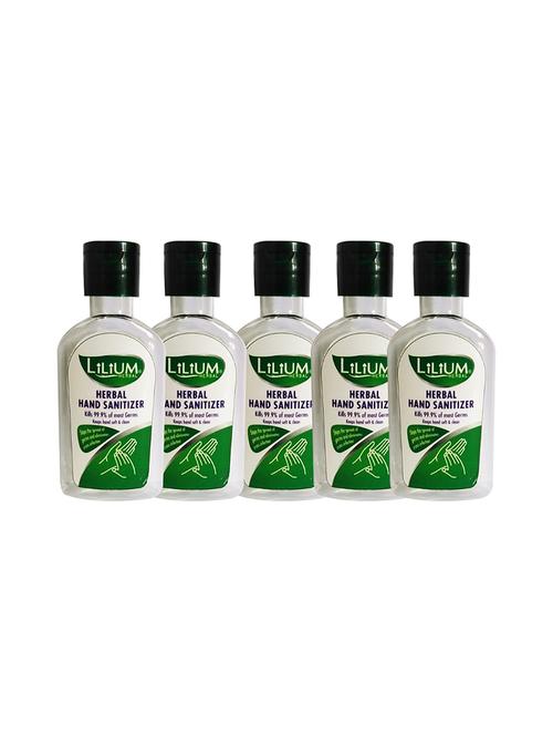 lilium herbal hand sanitizer, fliptop, 50ml, pack of 6 - 16992154 - Very Small Image - 1