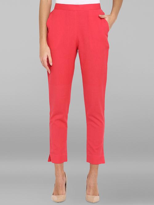 mid rise flat front trouser - 16993122 - Very Small Image - 1
