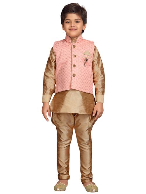 pink silk kurta sets - 16993779 - Very Small Image - 1