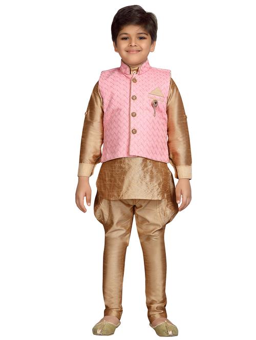 pink silk kurta sets - 16993780 - Very Small Image - 1