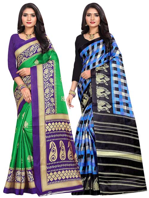 women's saree combo with blouse - 16994386 - Very Small Image - 1