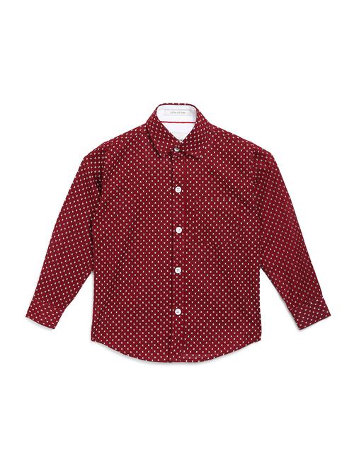 red cotton shirt - 16994659 - Very Small Image - 1