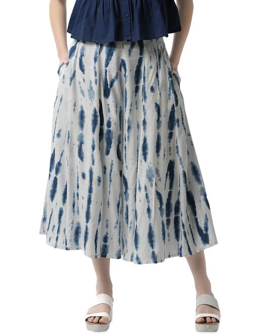 tie & dye flared palazzo - 16995762 - Very Small Image - 1