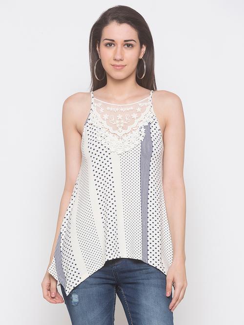 mesh panel asymmetric top - 16996667 - Very Small Image - 1
