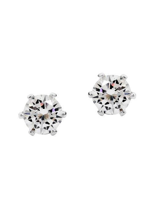 white brass studs earring - 16997375 - Very Small Image - 1