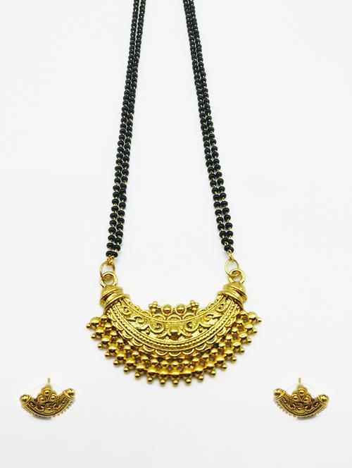 gold metal mangalsutra - 17000454 - Very Small Image - 1