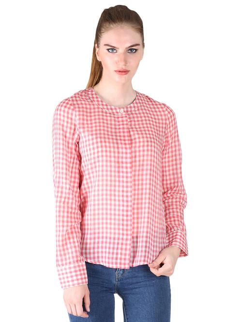 long sleeved checkered shirt - 17001208 - Very Small Image - 1