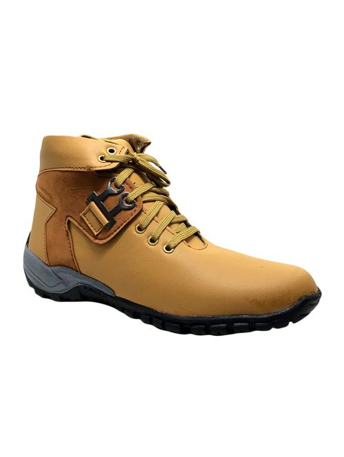 tan lace up boots - 17001808 - Very Small Image - 1