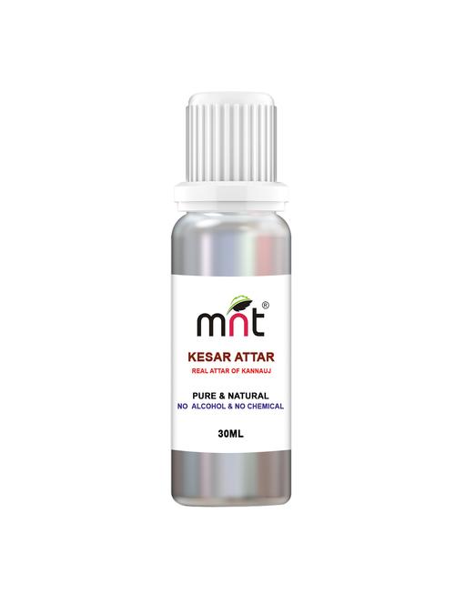 mnt kesar attar for unisex, long lasting & alcohol free (30ml) - pure natural & premium quality roll-on attar - 17006343 - Very Small Image - 1