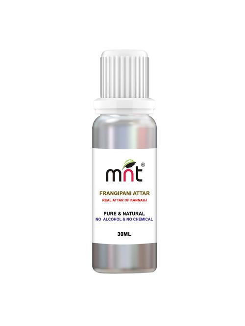 mnt frangipani attar for unisex, long lasting & alcohol free (30ml) - pure natural & premium quality roll-on attar - 17006614 - Very Small Image - 1