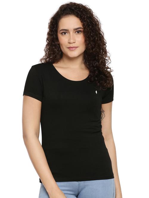 round neck solid tee - 17008987 - Very Small Image - 1