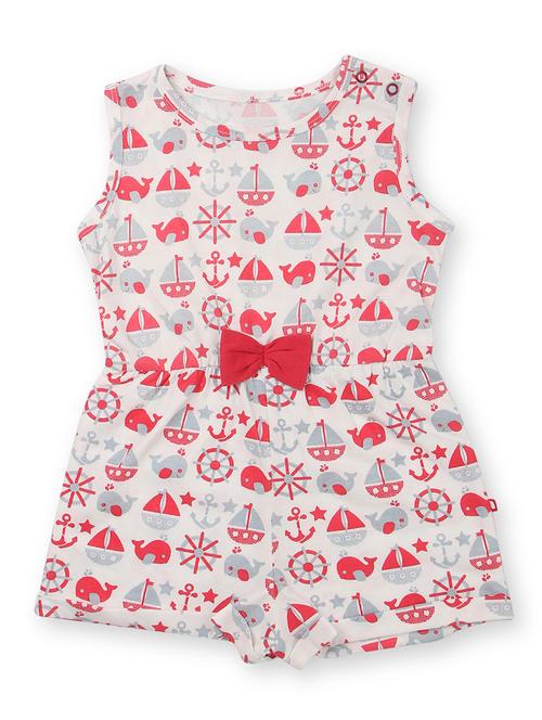 multi colored printed 3/4th jumpsuit - 17009093 - Very Small Image - 1