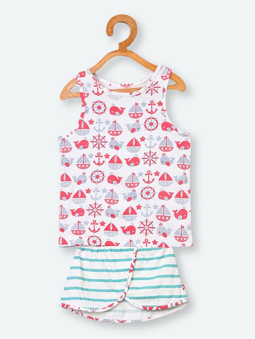 multi colored cotton skirt top twin sets - 17009096 - Very Small Image - 1