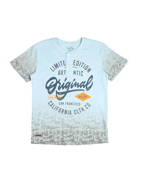 light blue cotton tshirt - 17009522 - Very Small Image - 1