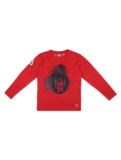 red cotton tshirt - 17009563 - Very Small Image - 1