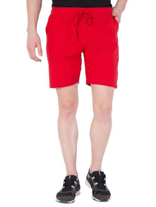 red solid shorts - 17009856 - Very Small Image - 1