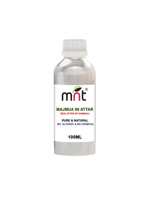 mnt majmua 96 attar for unisex, long lasting & alcohol free (100ml) - pure natural & premium quality roll-on attar - 17010597 - Very Small Image - 1