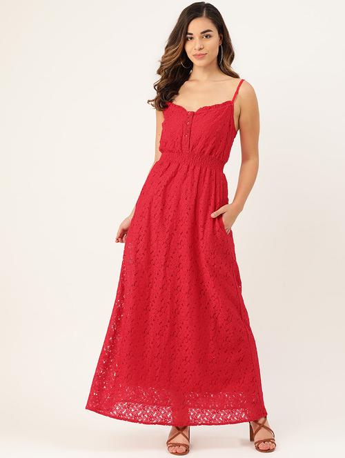 cami neck laced maxi dress - 17010711 - Very Small Image - 1