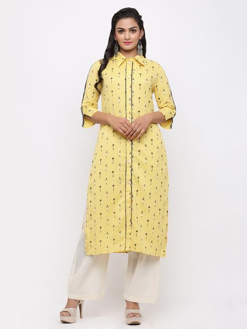 ikat straight kurta - 17010928 - Very Small Image - 1
