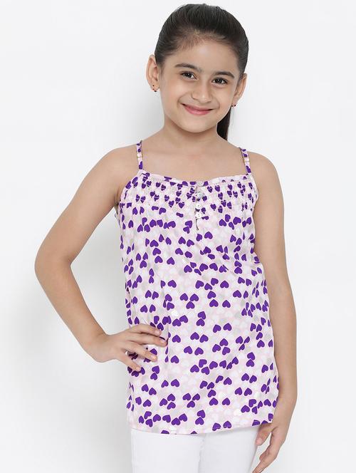 purple colored polyester regular top - 17011130 - Very Small Image - 1