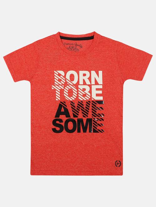 red cotton t-shirt - 17011878 - Very Small Image - 1