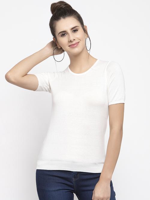 optic white solid tee - 17012252 - Very Small Image - 1