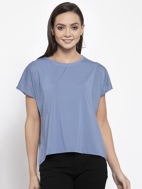 round neck solid tee - 17012266 - Very Small Image - 1