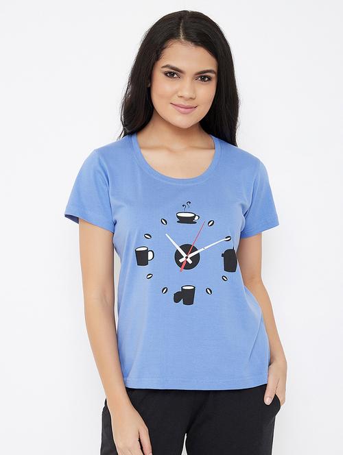 round neck graphic tee - 17012498 - Very Small Image - 1