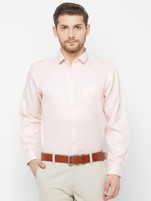 pink solid formal shirt - 17014657 - Very Small Image - 1