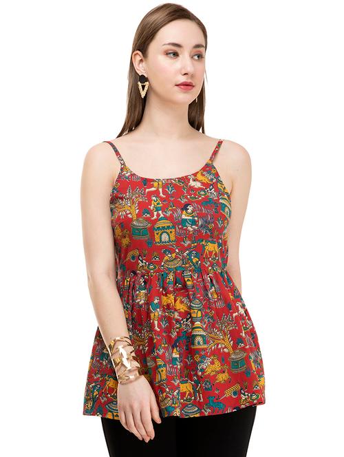cami neck a-line top - 17015095 - Very Small Image - 1