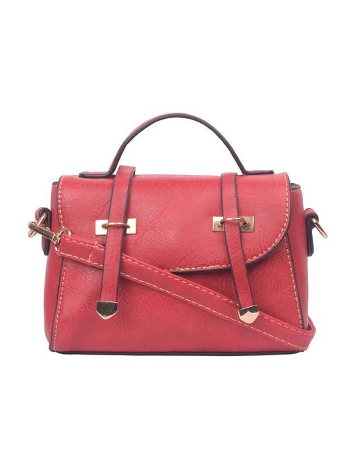 red leatherette (pu) sling bag - 17015342 - Very Small Image - 1
