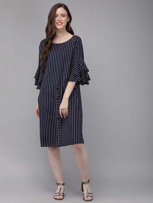 women's striped dress - 17015371 - Very Small Image - 1