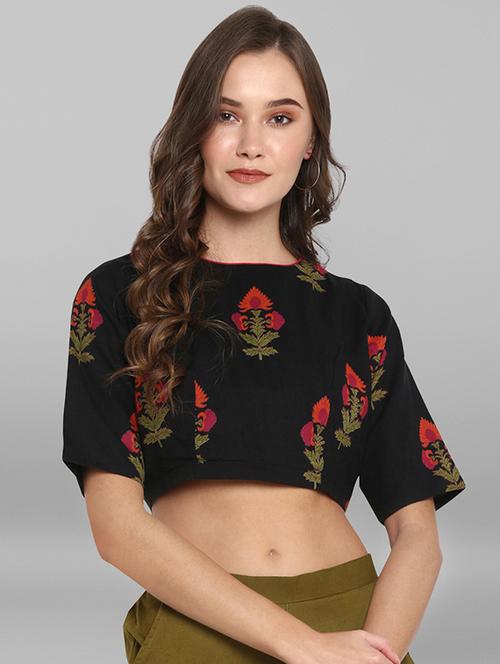 floral printed blouse - 17015393 - Very Small Image - 1