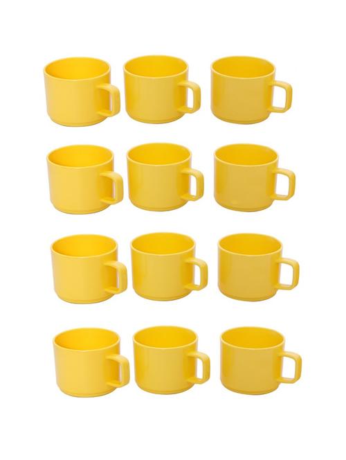 stylish trendy cup yellow (pack of 12) - 17017250 - Very Small Image - 1