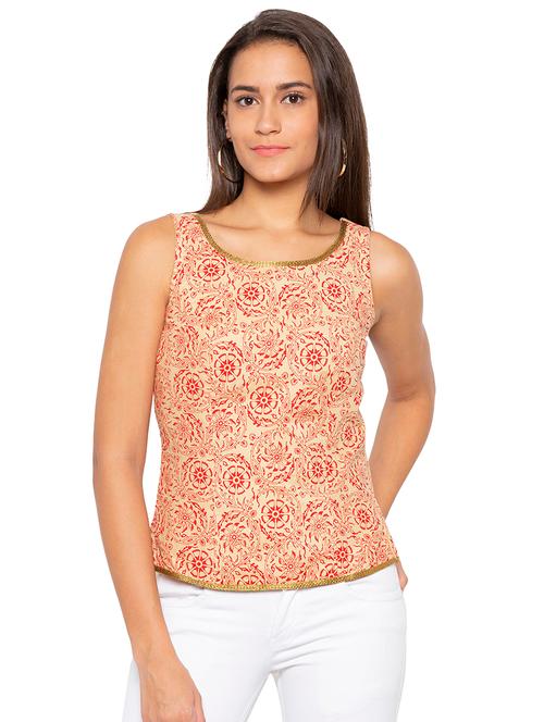 floral straight kurti - 17018138 - Very Small Image - 1