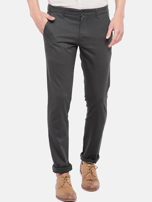 grey solid chinos - 17018256 - Very Small Image - 1