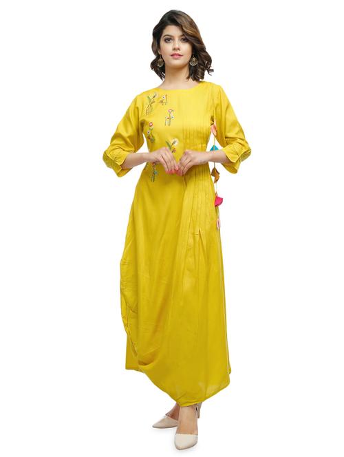 women's asymmetric kurta - 17018438 - Very Small Image - 1