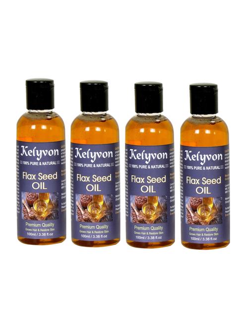 kelyvon flaxseed hair oil 400ml - 17019849 - Very Small Image - 1