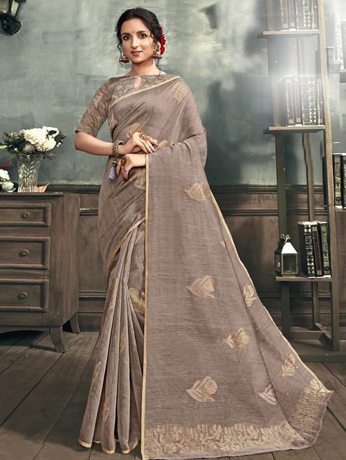 self design paithani saree with blouse - 17020222 - Very Small Image - 1