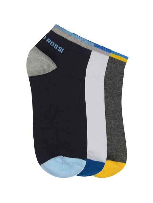 multi colored cotton ankle length sock - 17021664 - Very Small Image - 1