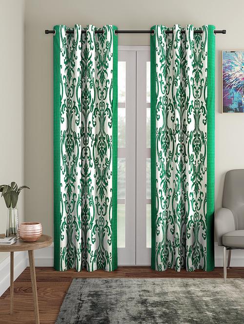 eyelet polyester door curtain (pack of 2) - 17021733 - Very Small Image - 1