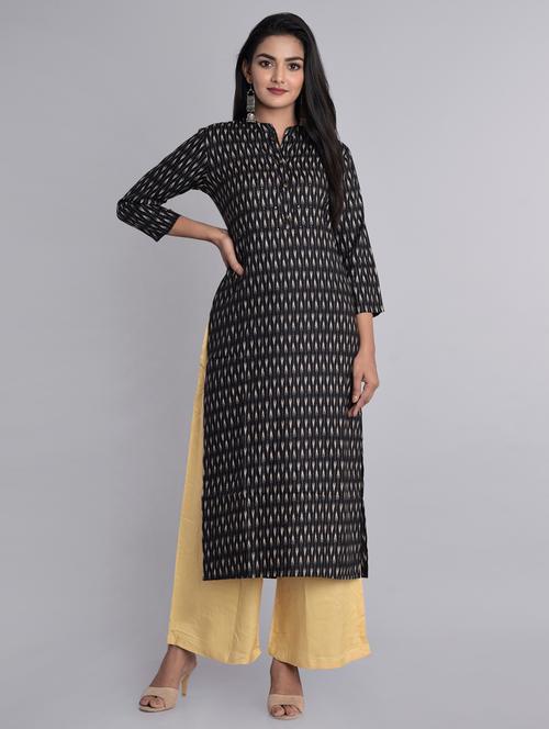 ikat kurta palazzo set - 17022162 - Very Small Image - 1