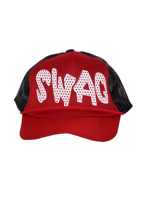 red polyester caps and hat - 17022322 - Very Small Image - 1