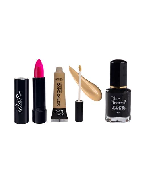 liquid concealer,regular black eyeliner,pink lipstick - 17024277 - Very Small Image - 1